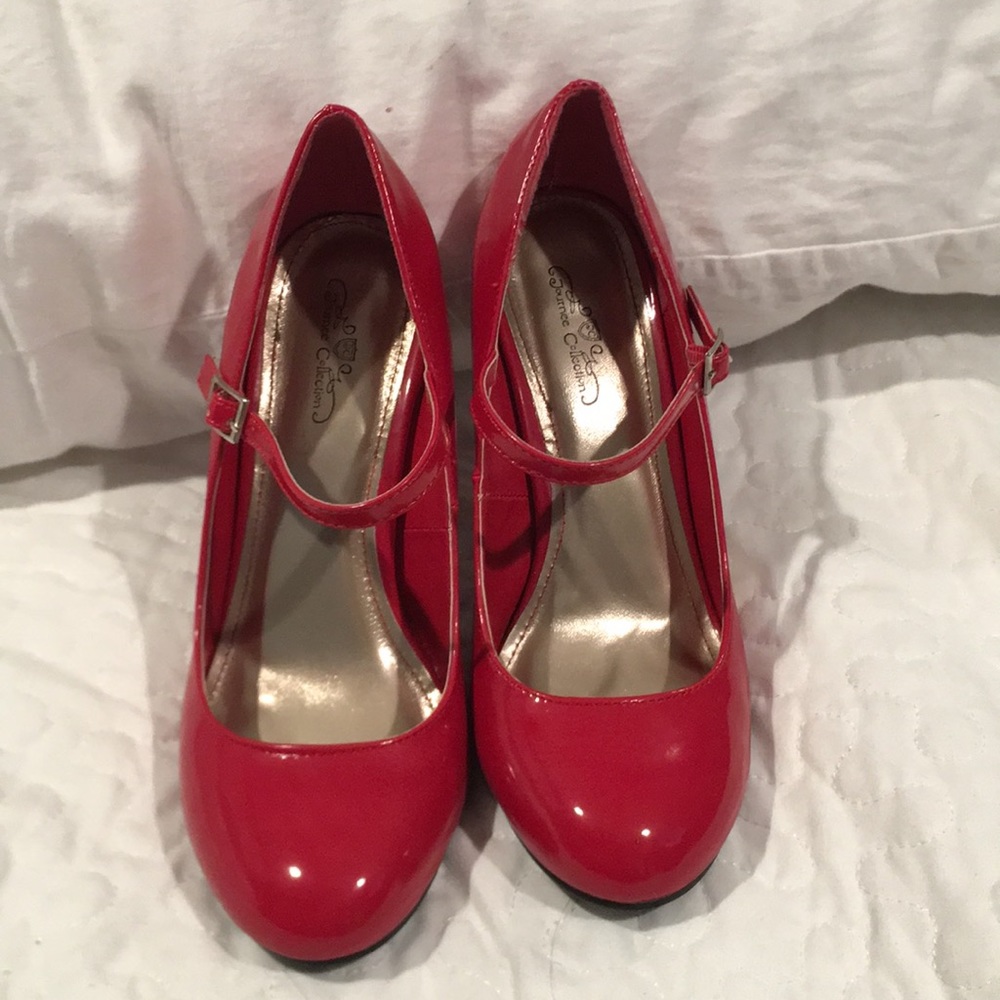 Mary Janes in Red